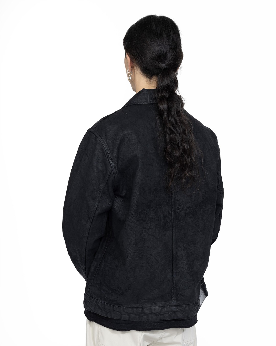 Our Legacy Rebirth Jacket Waxed Black Denim Highsnobiety Shop